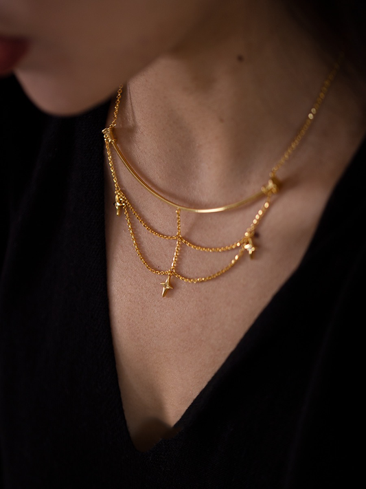 Rosalind Necklace Set | 24k Gold Plated