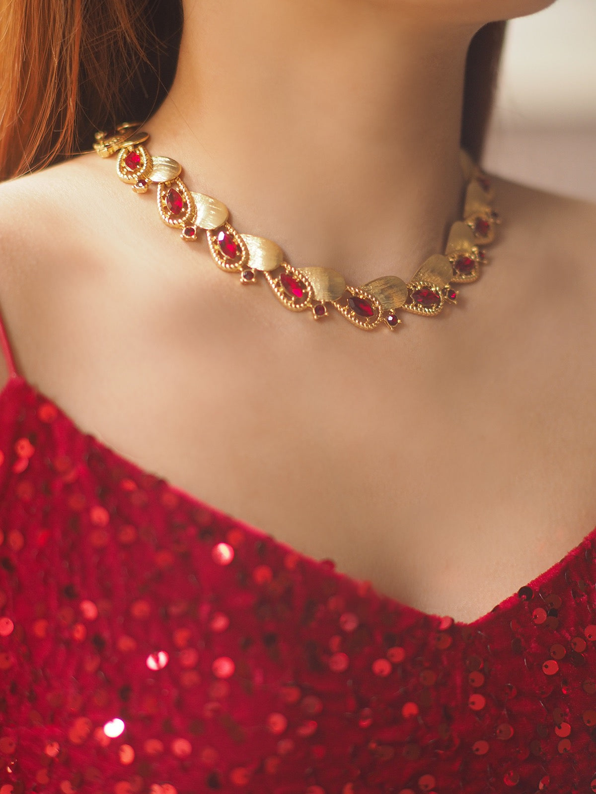 Willa Necklace | 24k Gold Plated