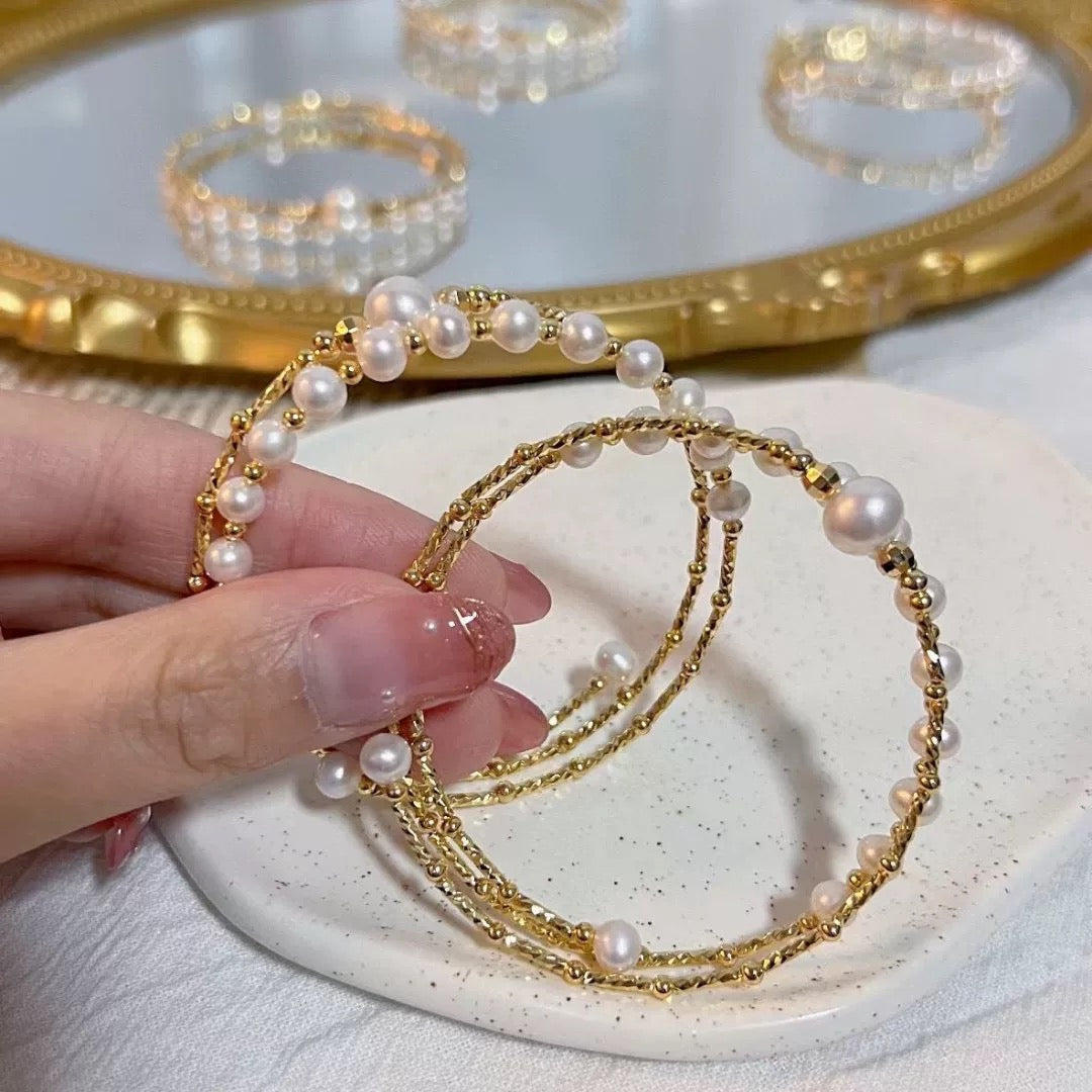 Esme Bracelet Set | 24k Gold Plated