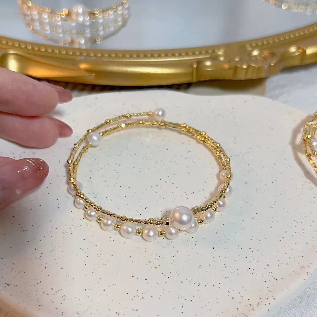 Esme Bracelet Set | 24k Gold Plated