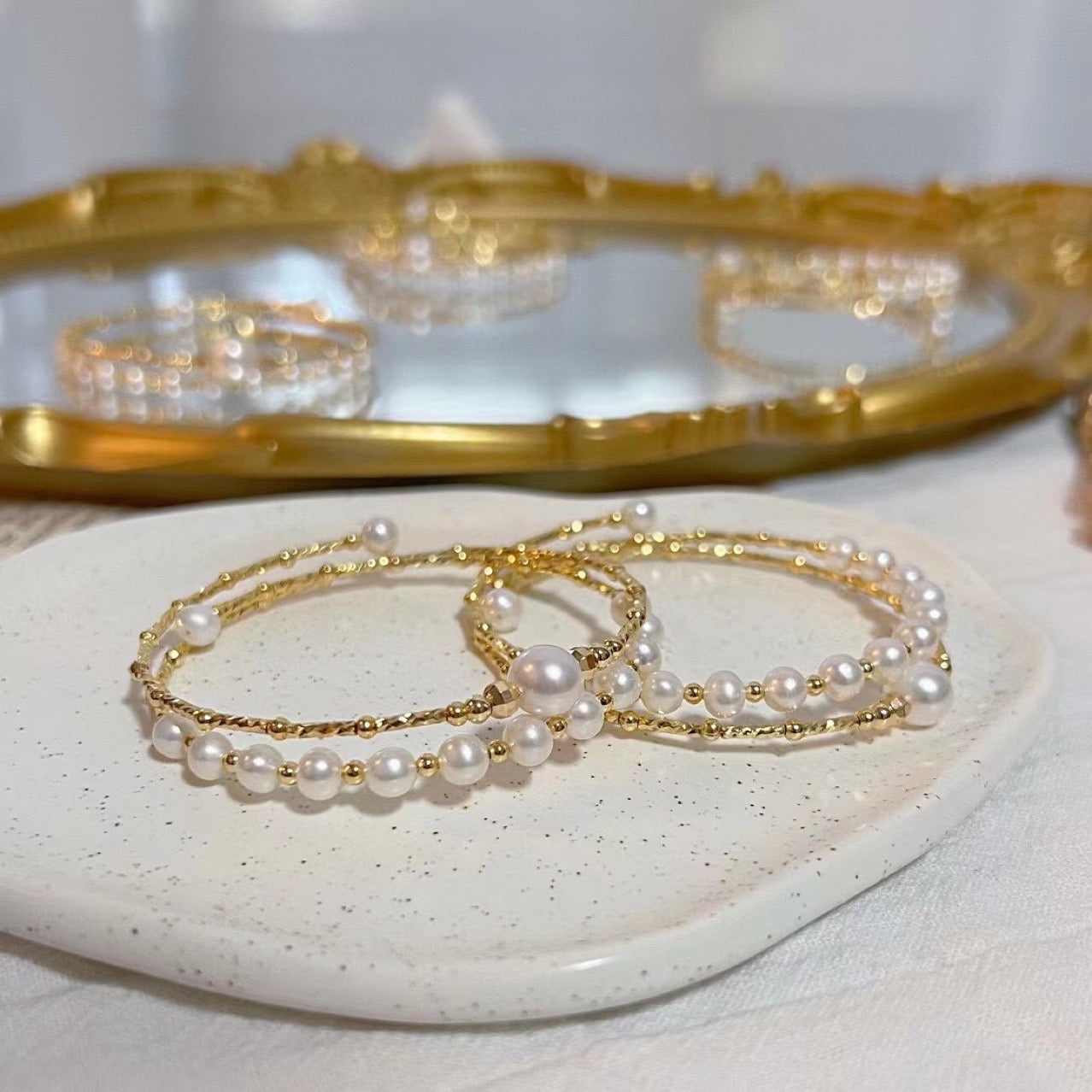 Esme Bracelet Set | 24k Gold Plated