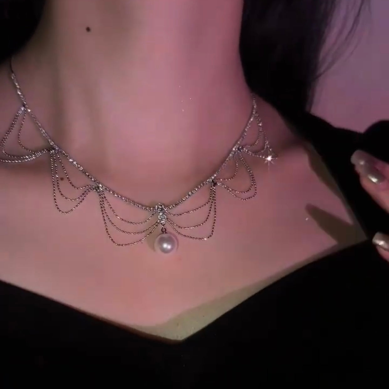 Olivette Necklace | Sterling Silver
