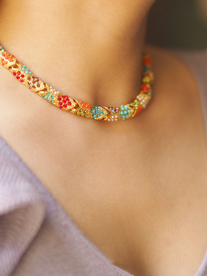Damaris Necklace | 24k Gold Plated