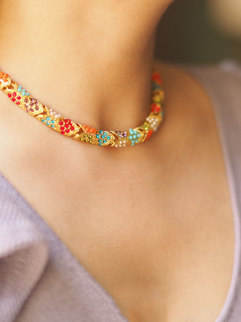 Damaris Necklace | 24k Gold Plated