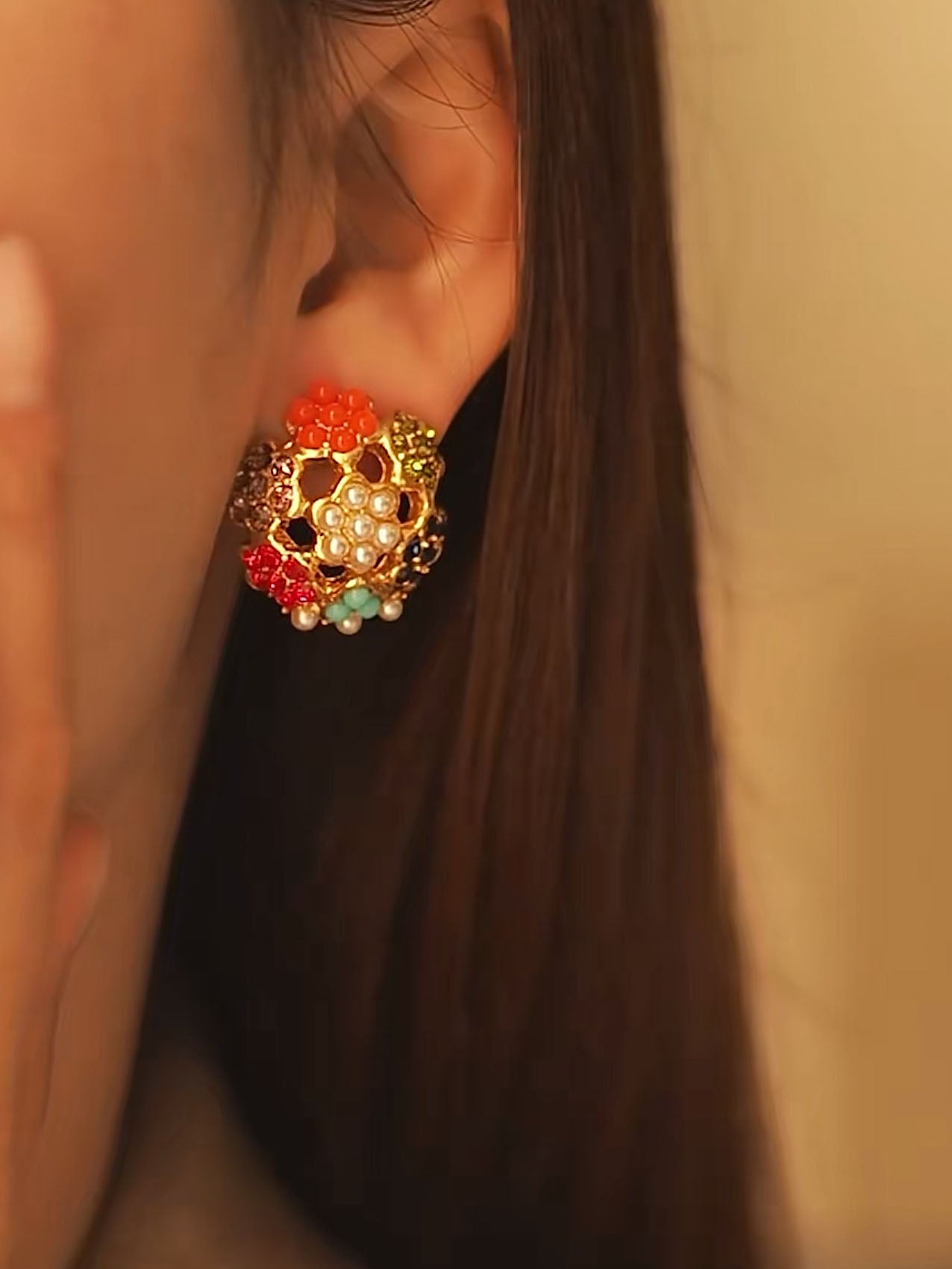 Damaris Necklace | 24k Gold Plated