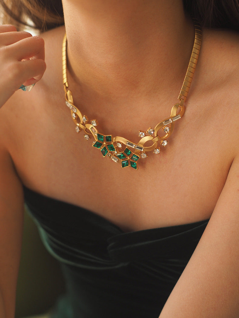 Millicent Necklace | 24k Gold Plated