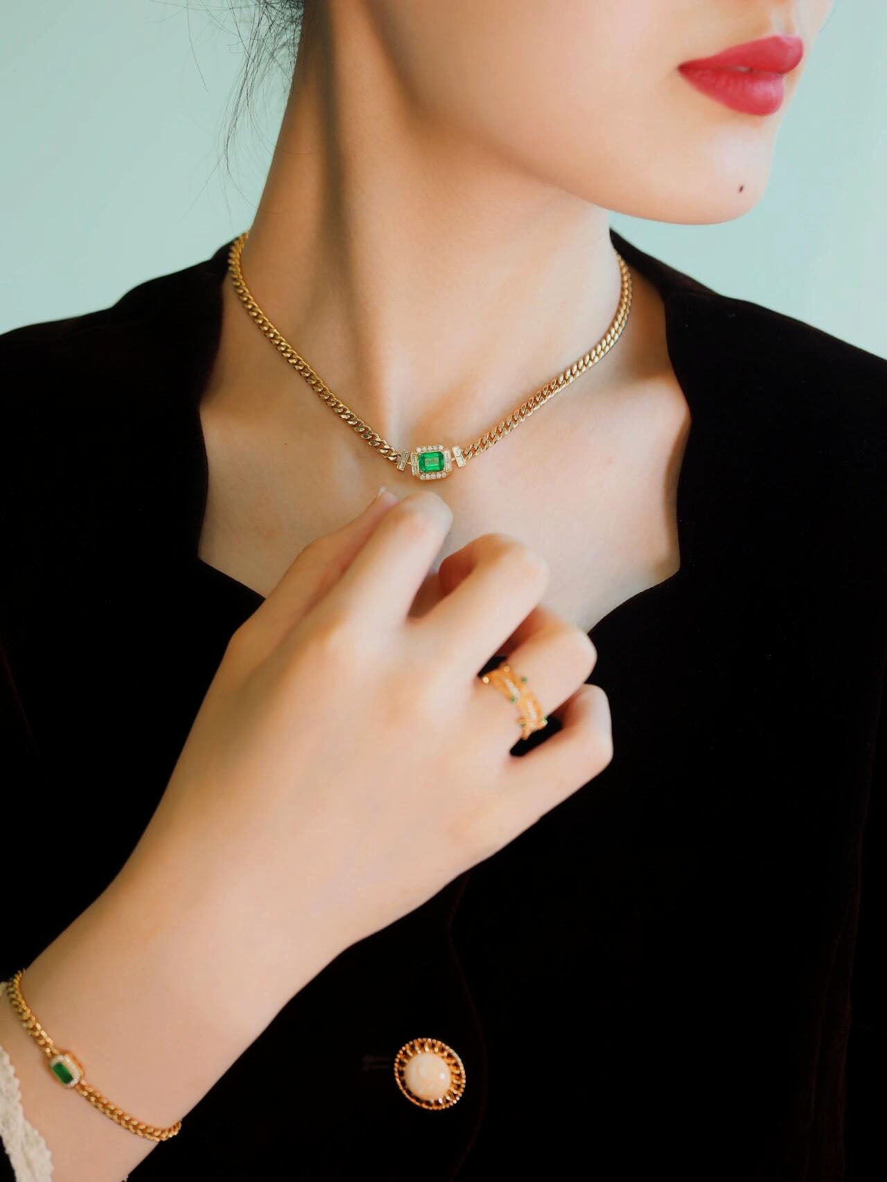 Vera Necklace Set | 24k Gold Plated