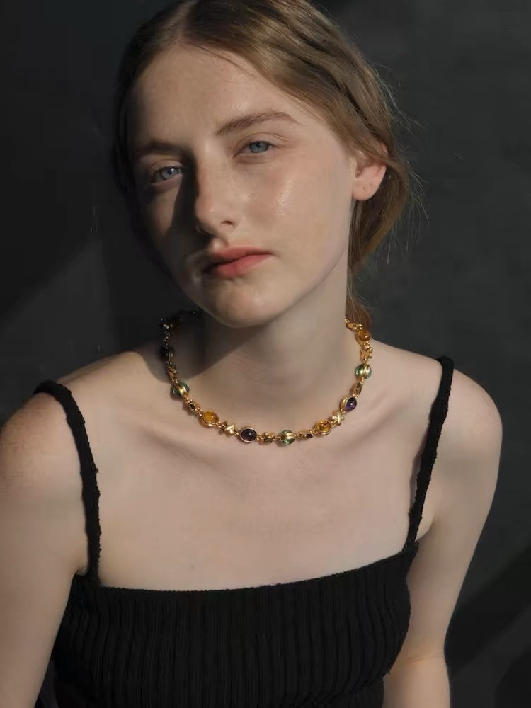 Cassandra Necklace Set | 24k Gold Plated