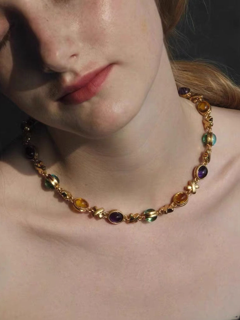 Cassandra Necklace Set | 24k Gold Plated
