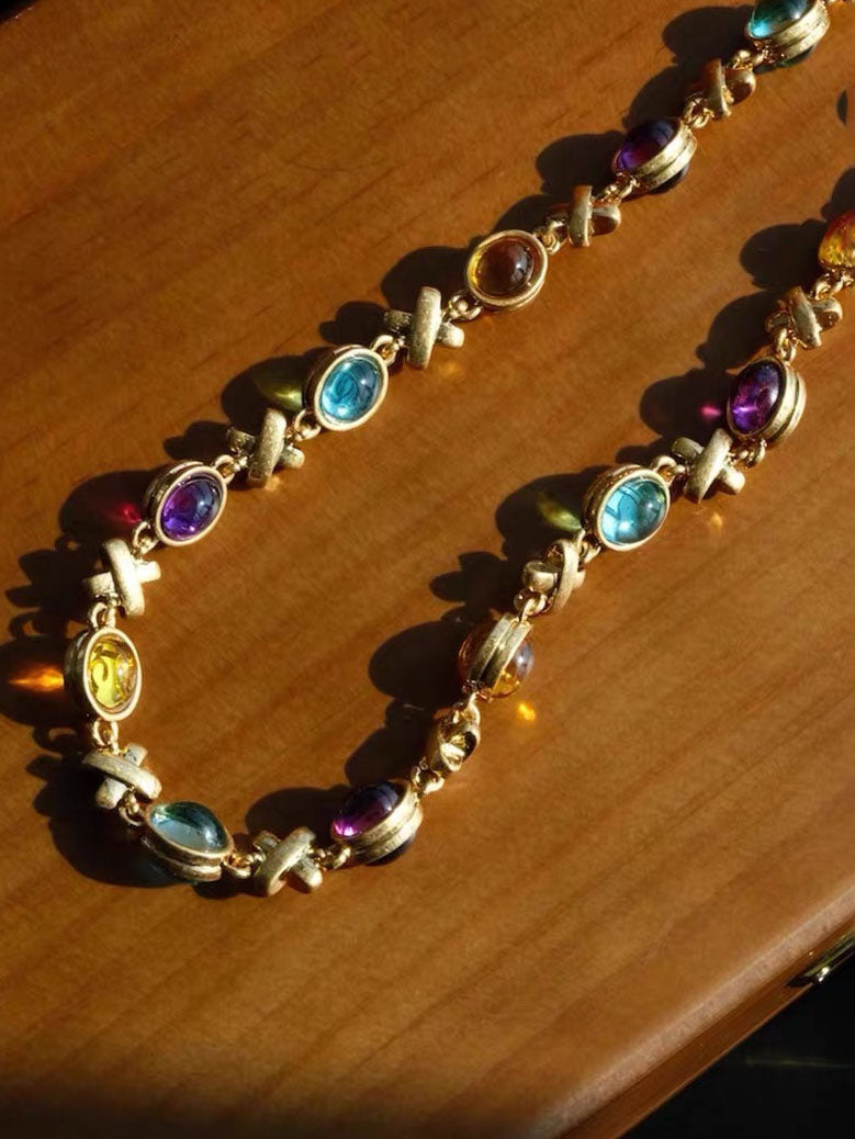Cassandra Necklace Set | 24k Gold Plated