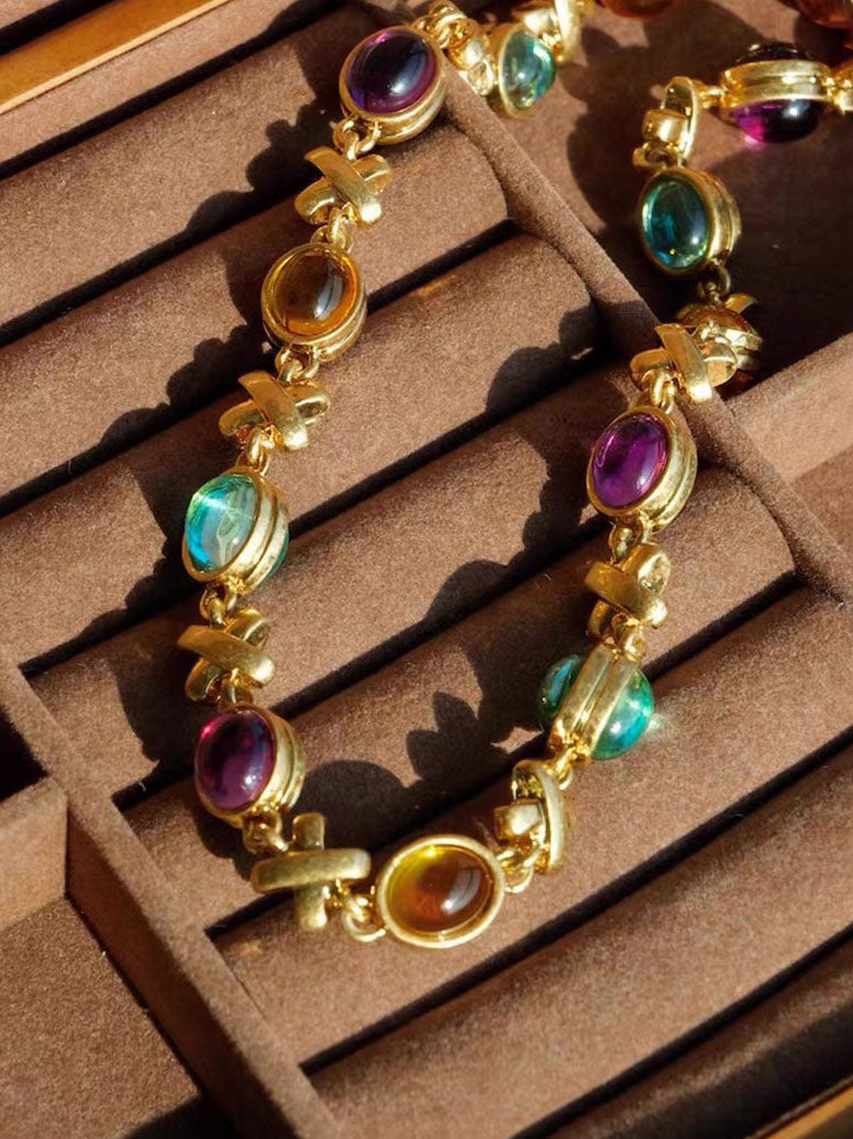 Cassandra Necklace Set | 24k Gold Plated