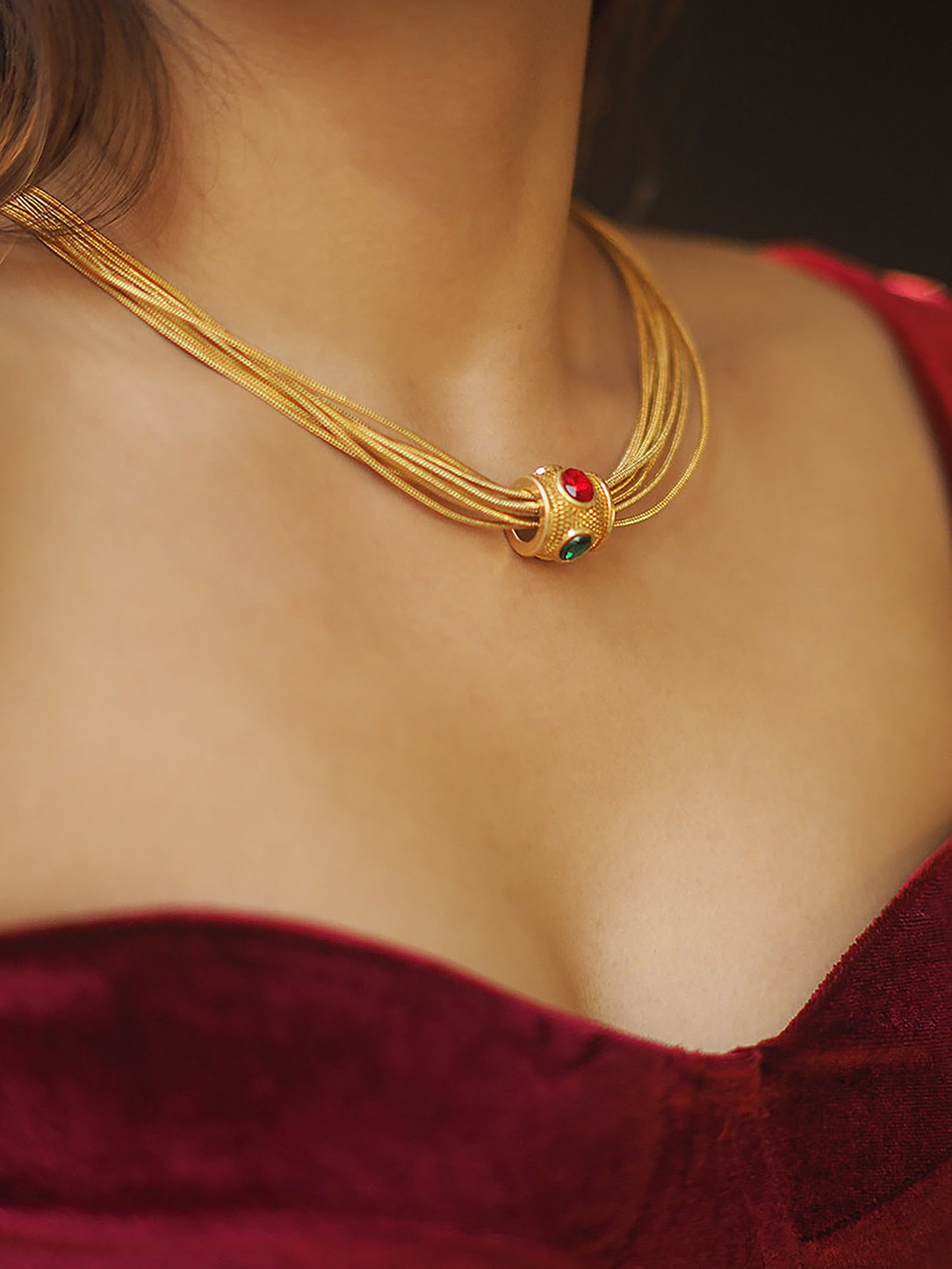 Eloise Necklace | 24k Gold Plated