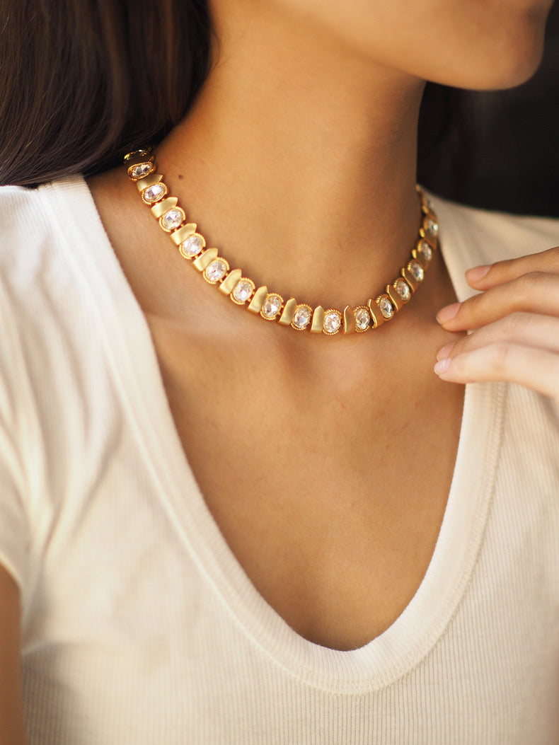 Nadine Necklace | 24k Gold Plated