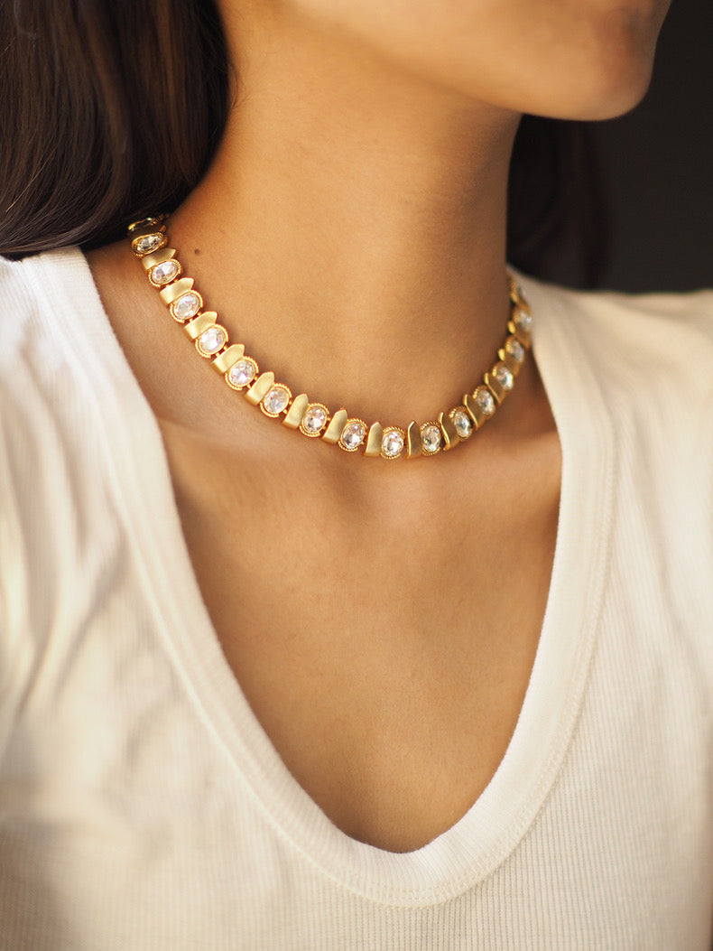 Nadine Necklace | 24k Gold Plated