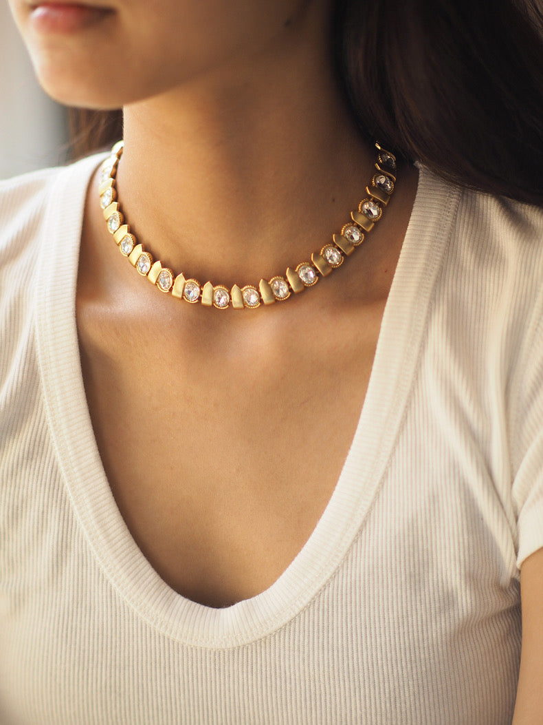 Nadine Necklace | 24k Gold Plated