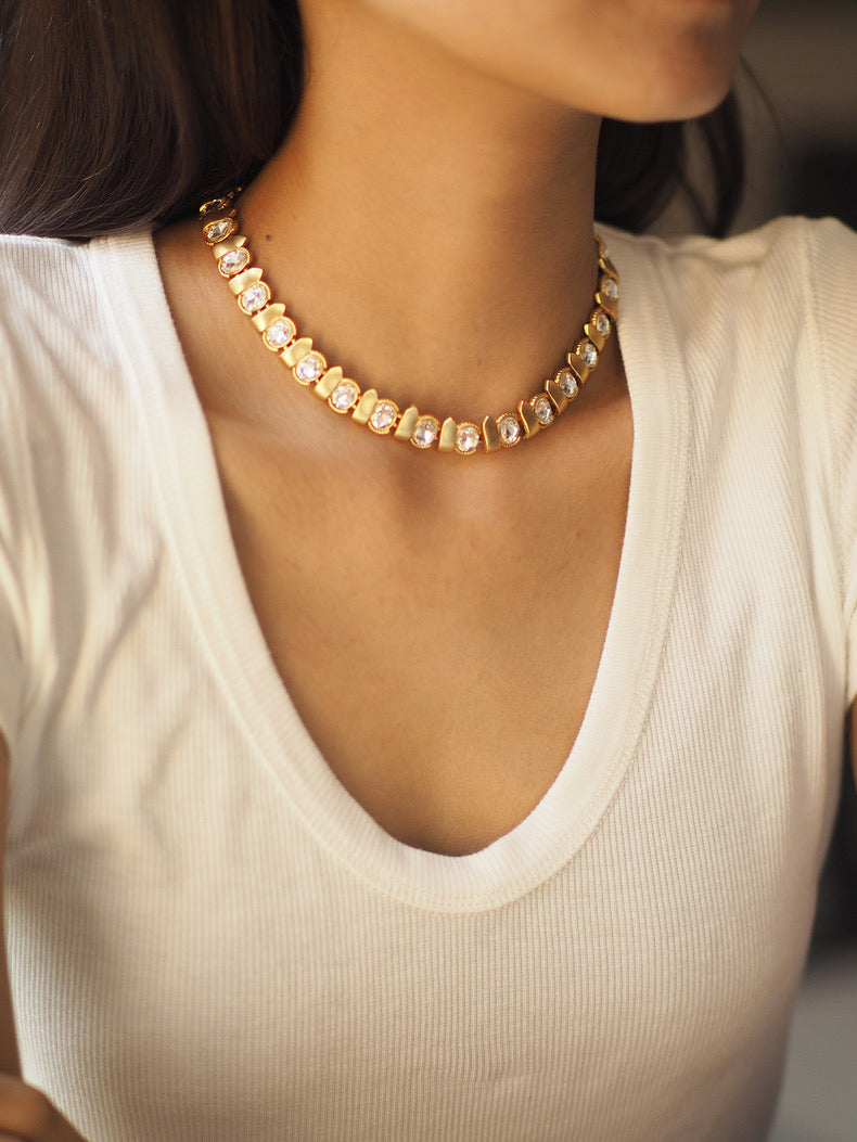 Nadine Necklace | 24k Gold Plated
