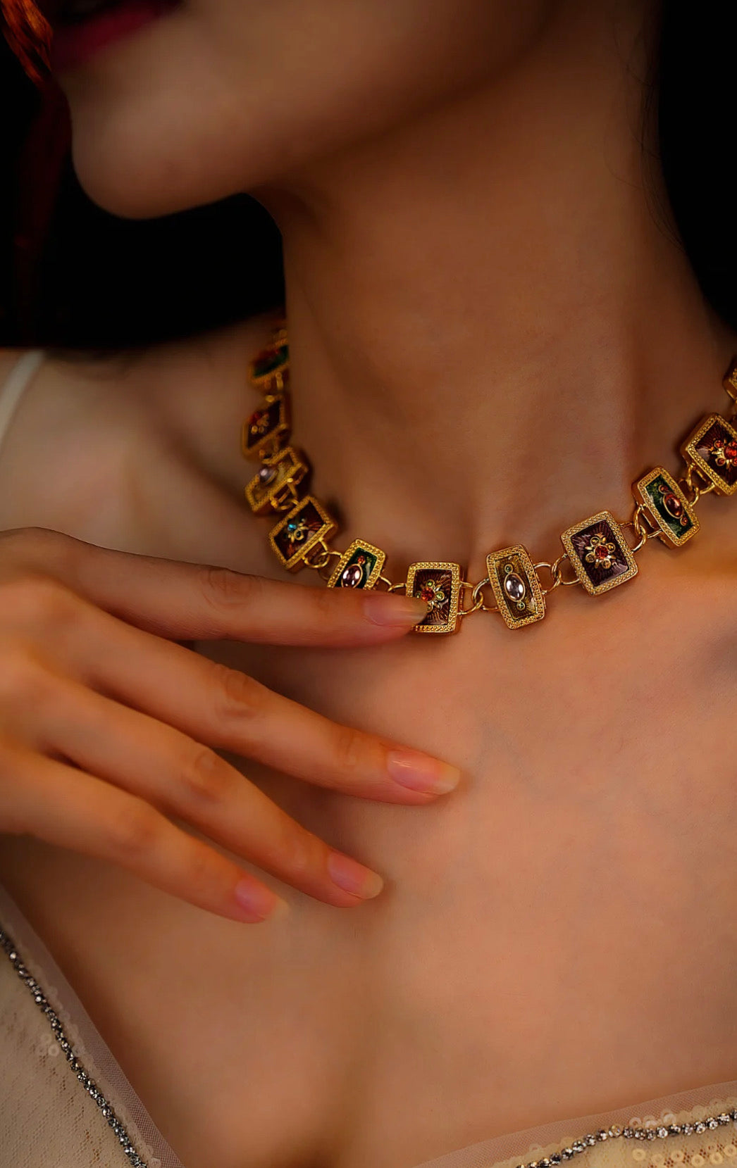 Gwen Necklace | 24k Gold Plated