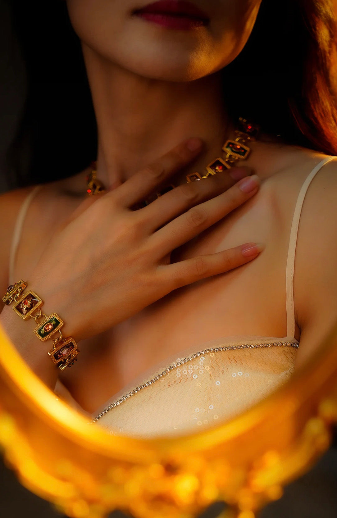 Gwen Necklace | 24k Gold Plated