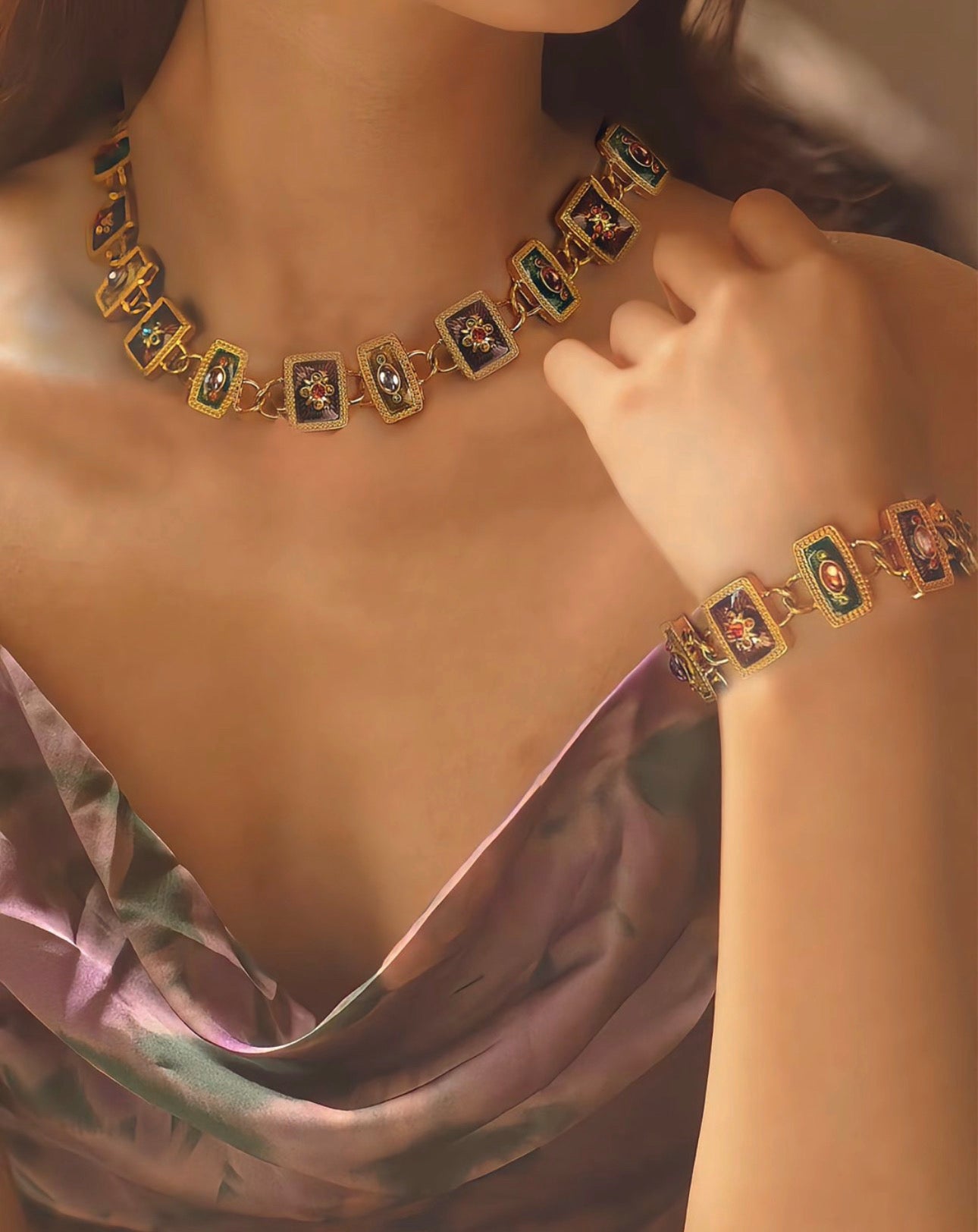Gwen Necklace | 24k Gold Plated
