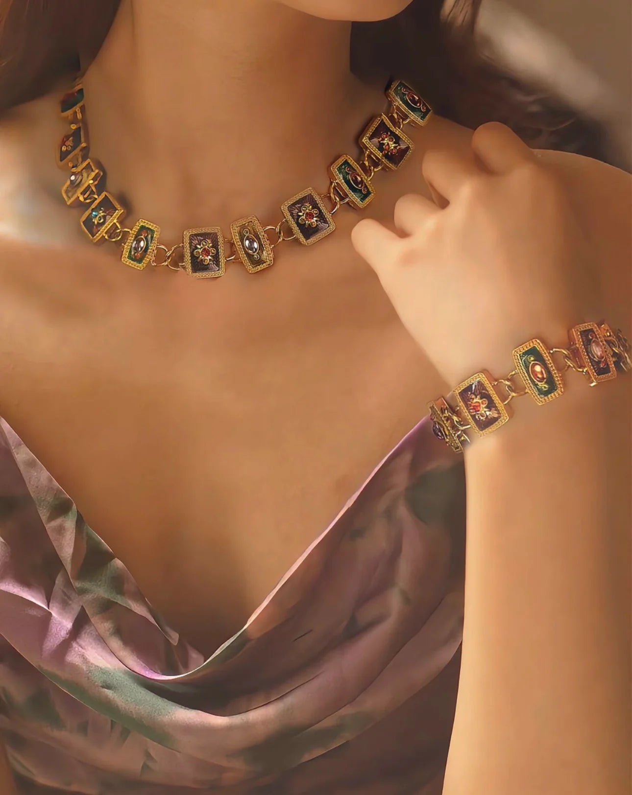 Gwen Necklace | 24k Gold Plated