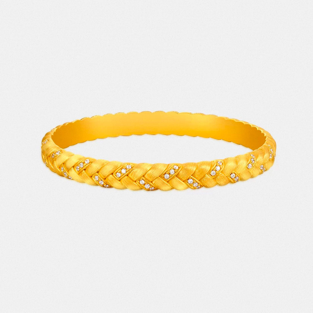 Julia Bangle | 24k Gold Plated