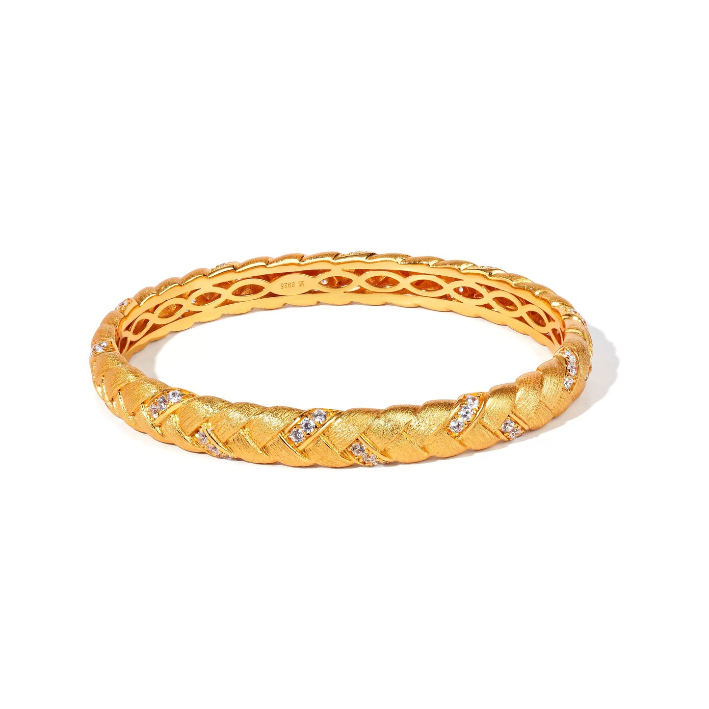 Julia Bangle | 24k Gold Plated