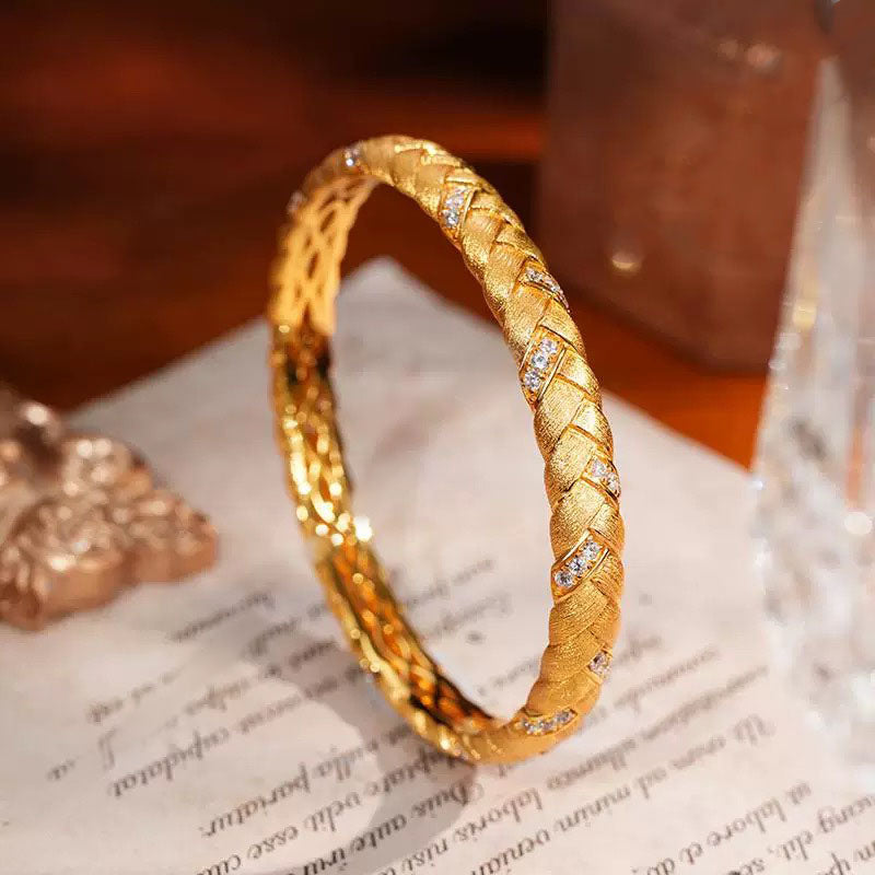 Julia Bangle | 24k Gold Plated