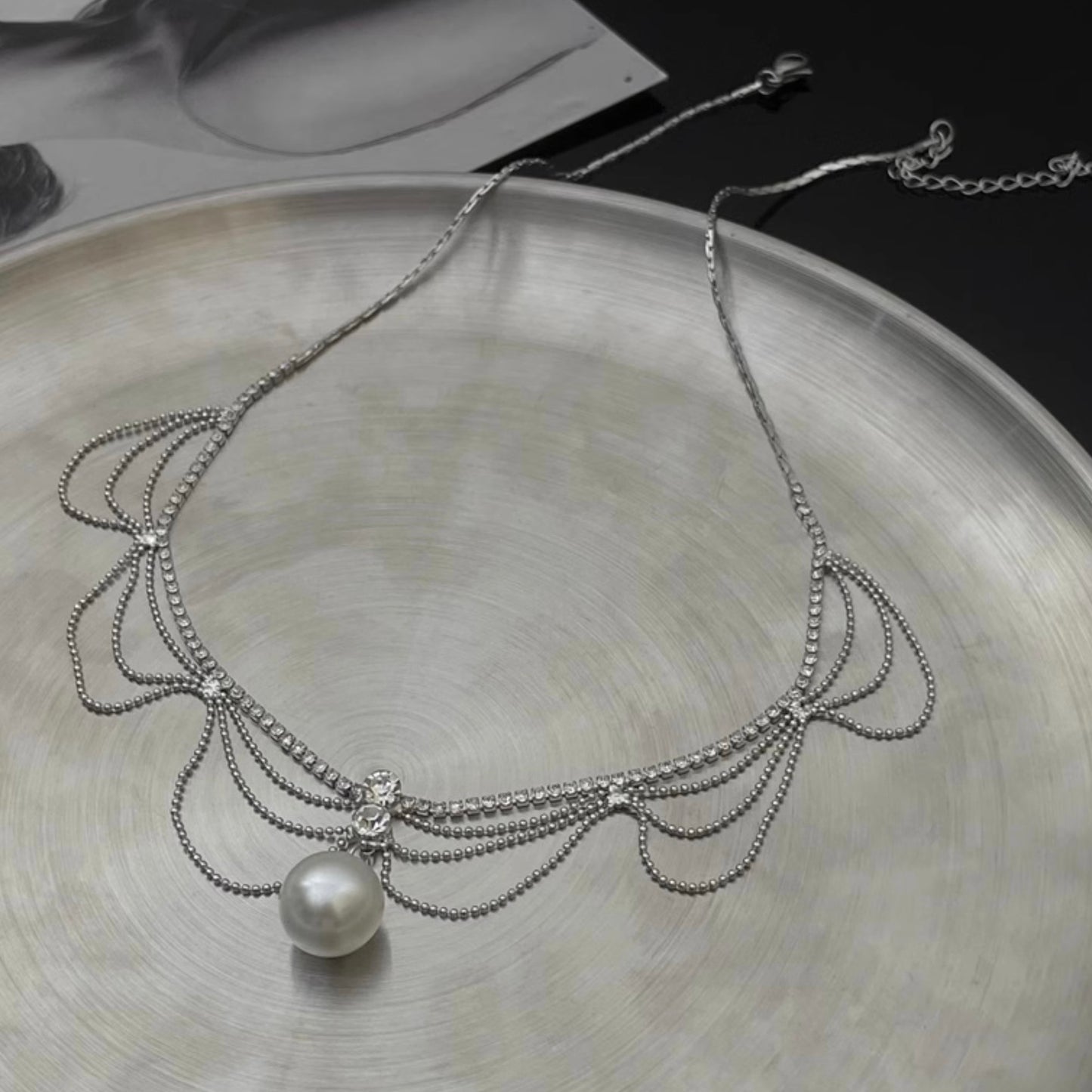 Olivette Necklace | Sterling Silver