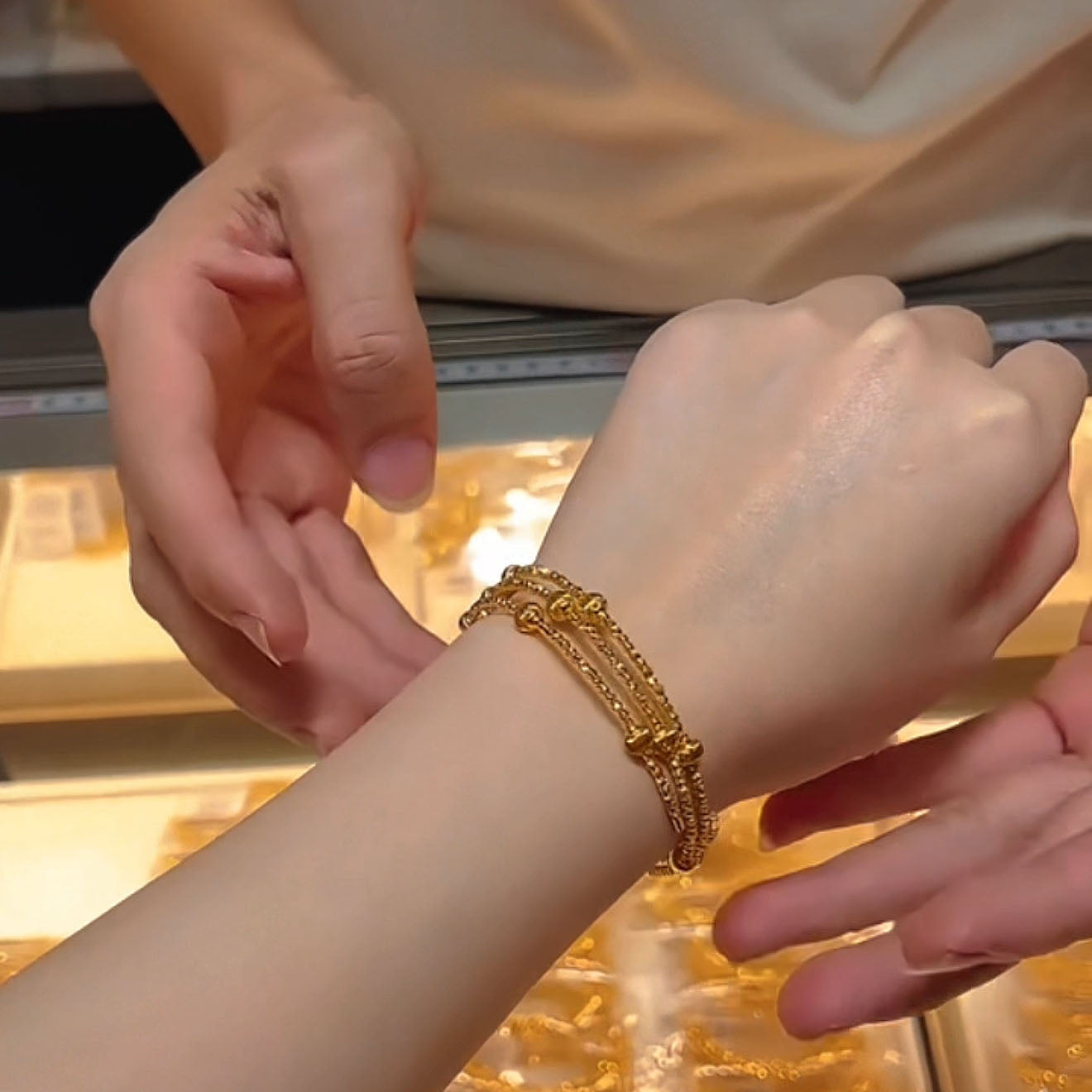Claire Bracelet | 24k Gold Plated