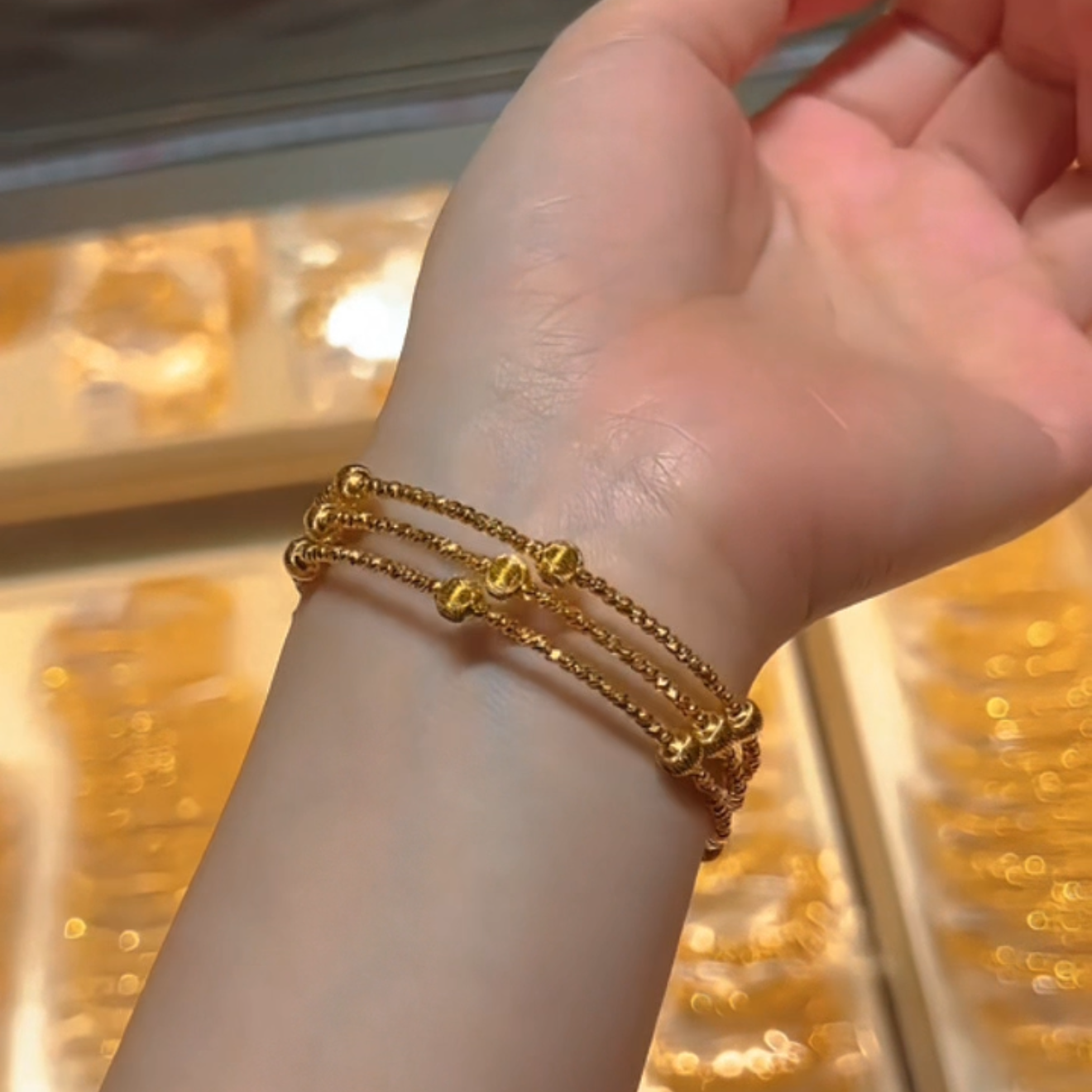 Claire Bracelet | 24k Gold Plated