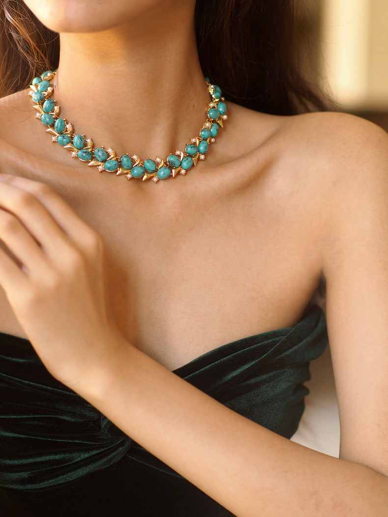Elspeth Necklace Set | 24k Gold Plated