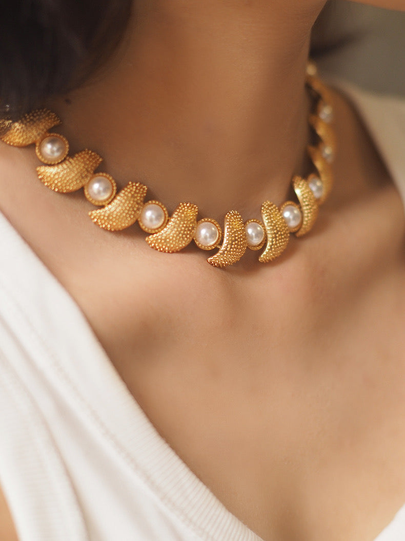 Katherine Necklace | 24k Gold Plated