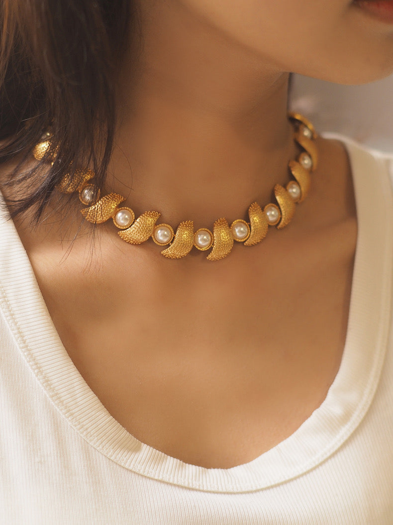 Katherine Necklace | 24k Gold Plated
