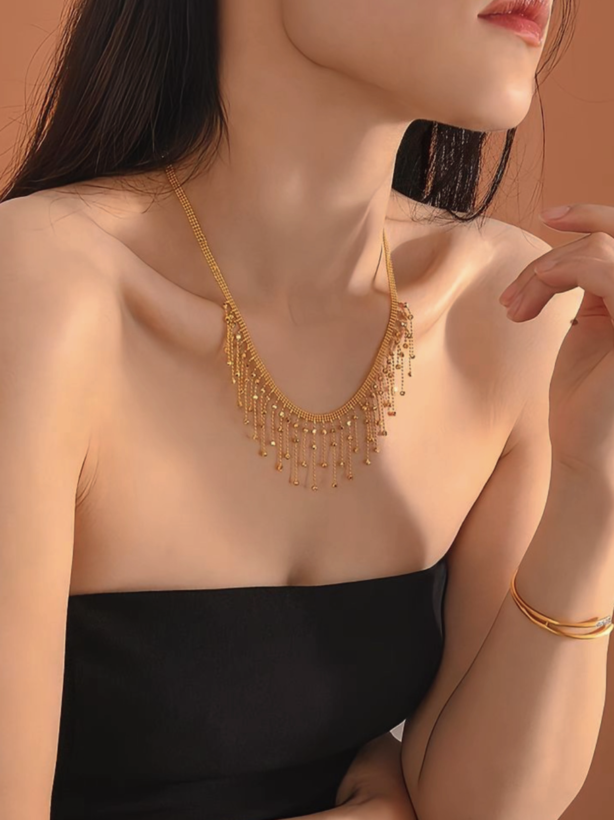 Faye Necklace | 24k Gold Plated