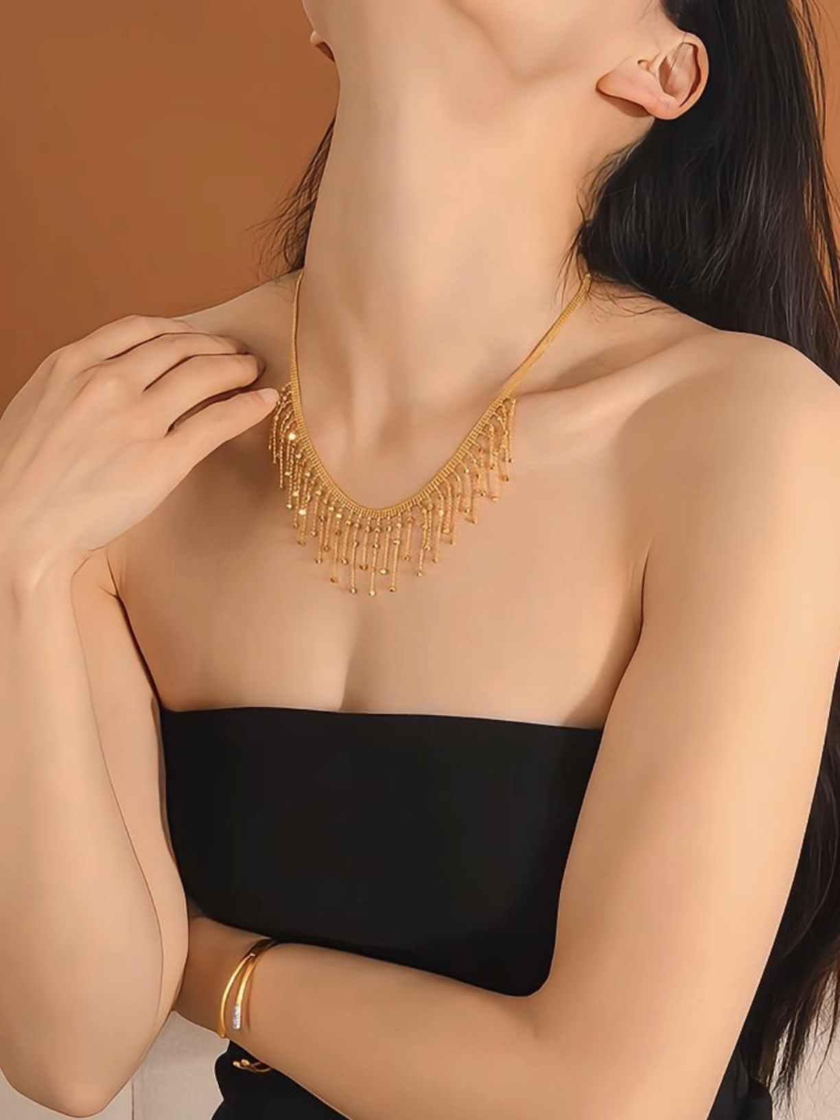 Faye Necklace | 24k Gold Plated