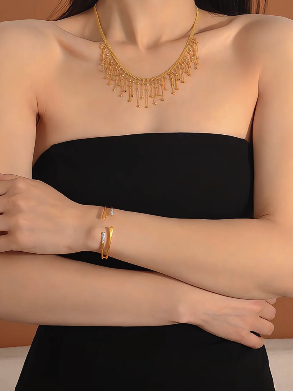 Faye Necklace | 24k Gold Plated