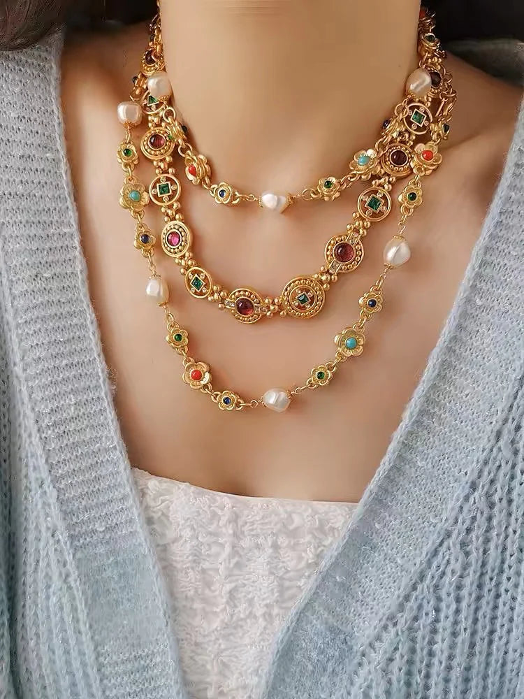Nora Necklace | 24k Gold Plated