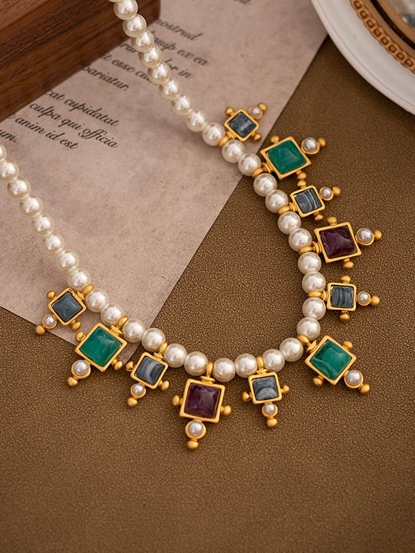 Effie Necklace | 24k Gold Plated