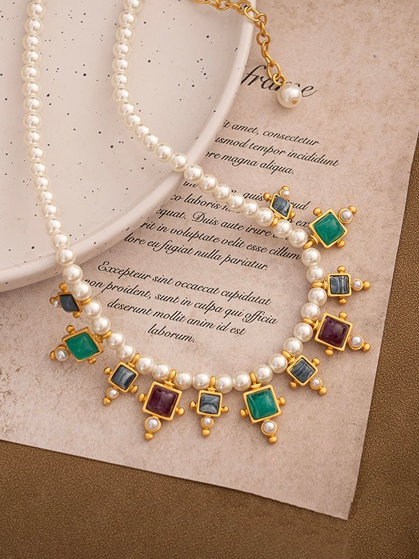 Effie Necklace | 24k Gold Plated