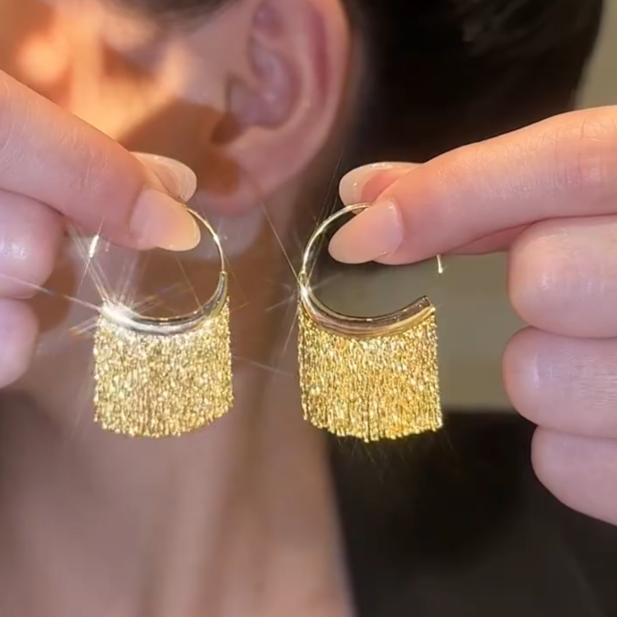 Monika Earrings | 18k Gold Plated