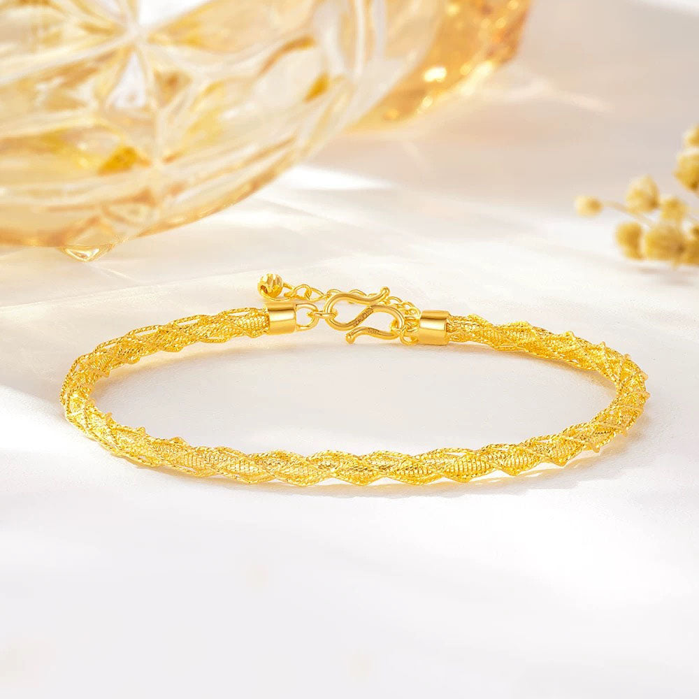 Anika Bracelet | 24k Gold Plated