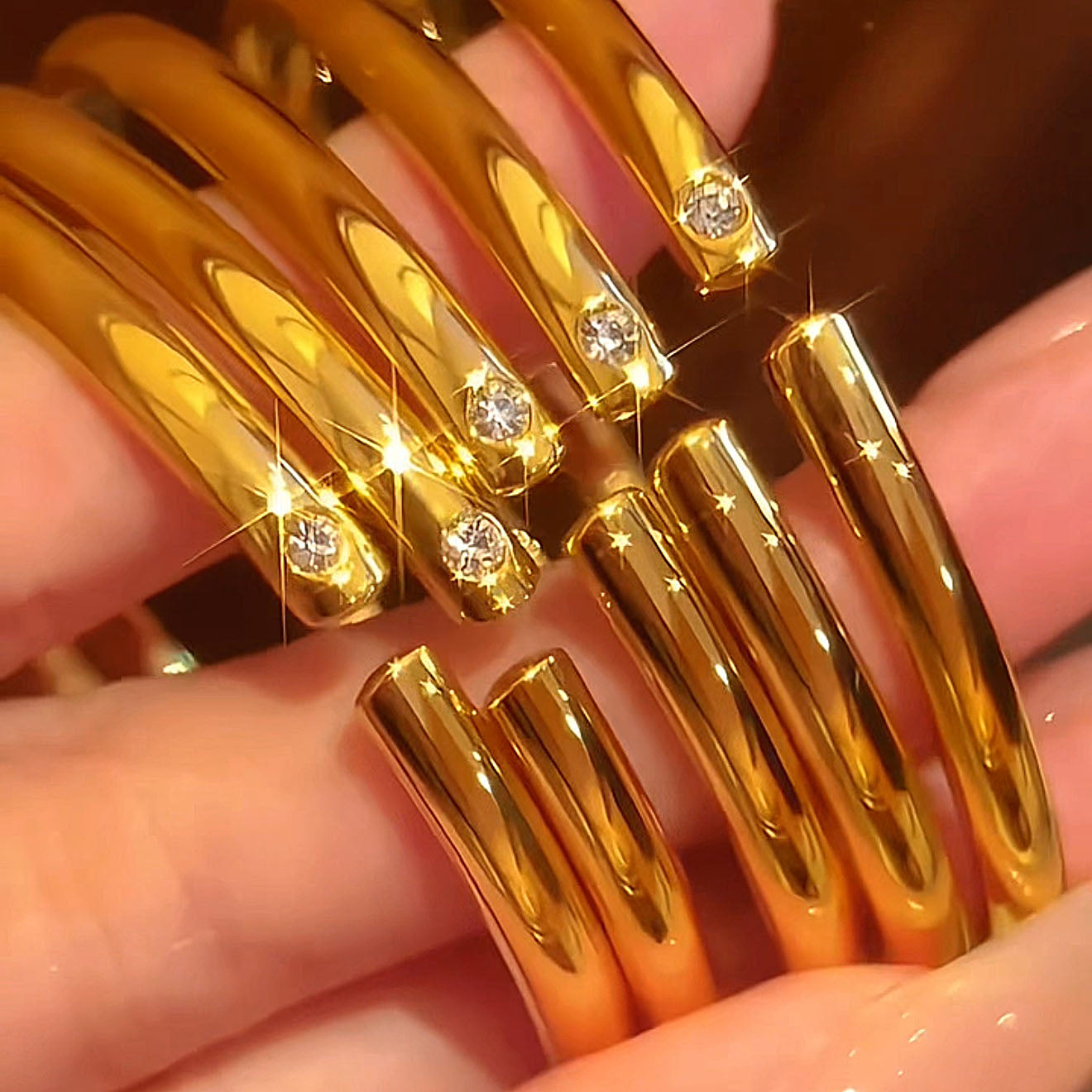 Jovie Bangle | 24k Gold Plated
