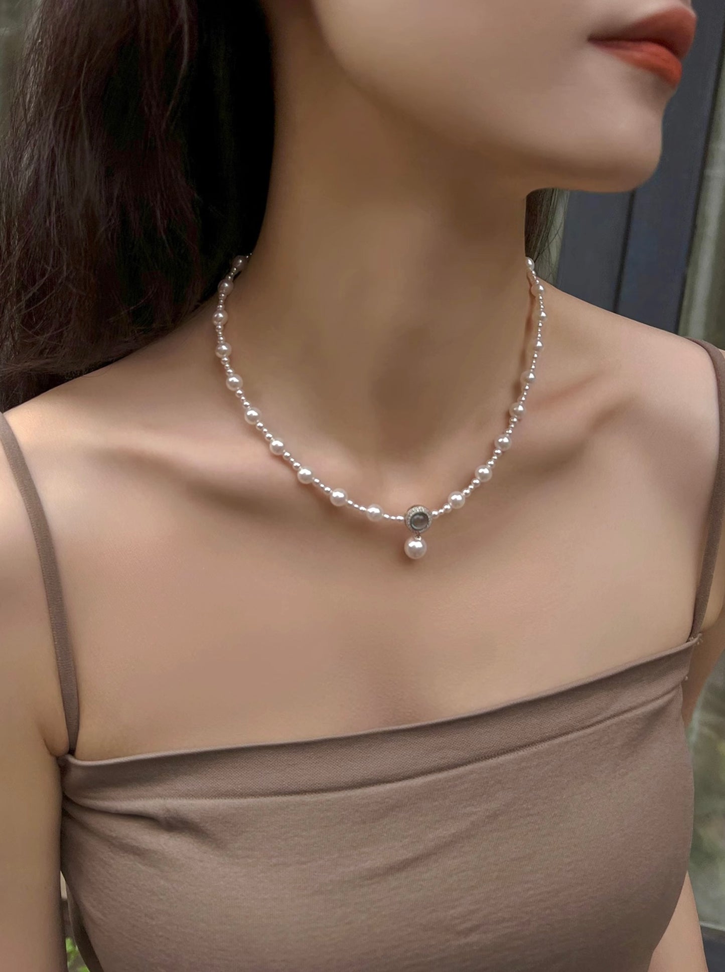 Mariah Pearl Necklace