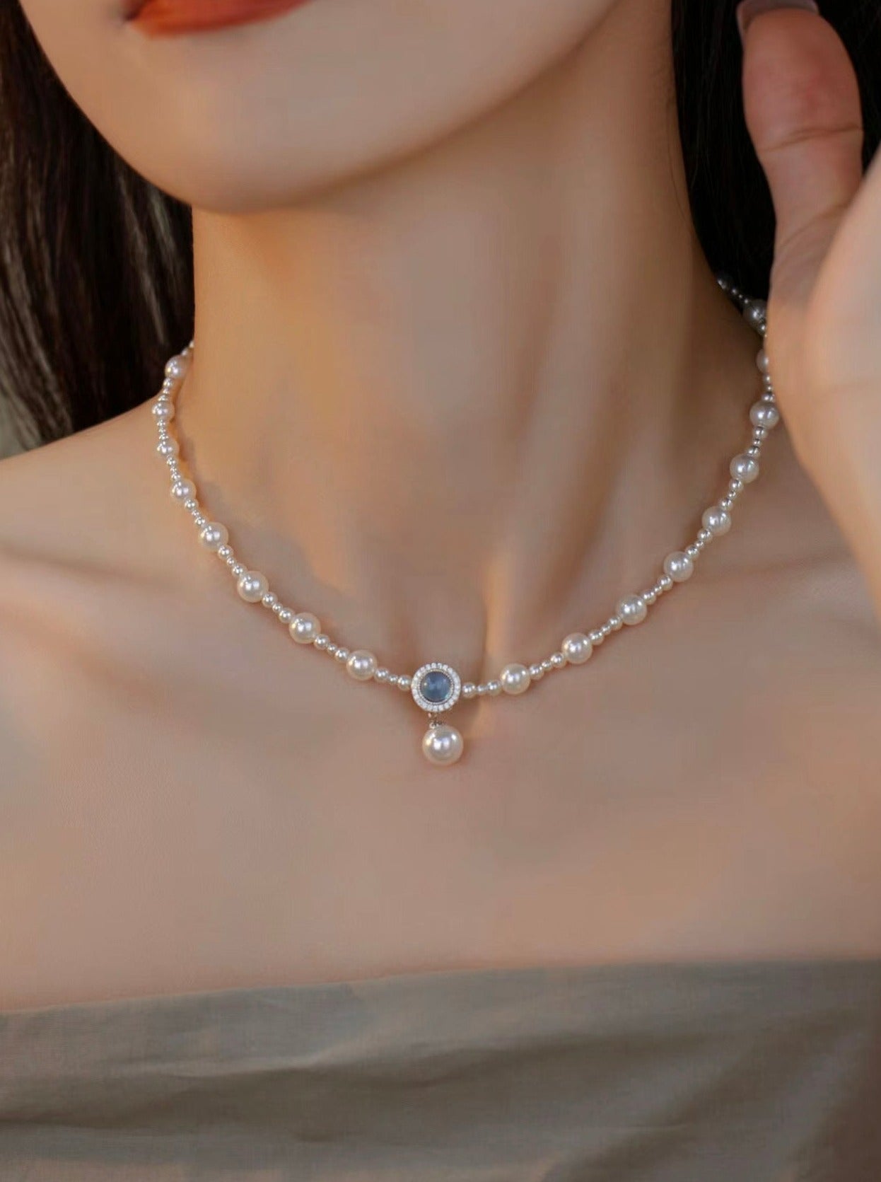 Mariah Pearl Necklace