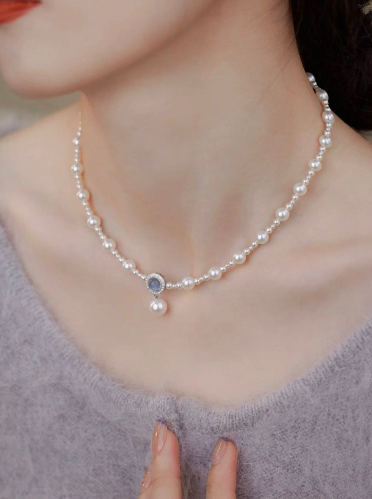 Mariah Pearl Necklace