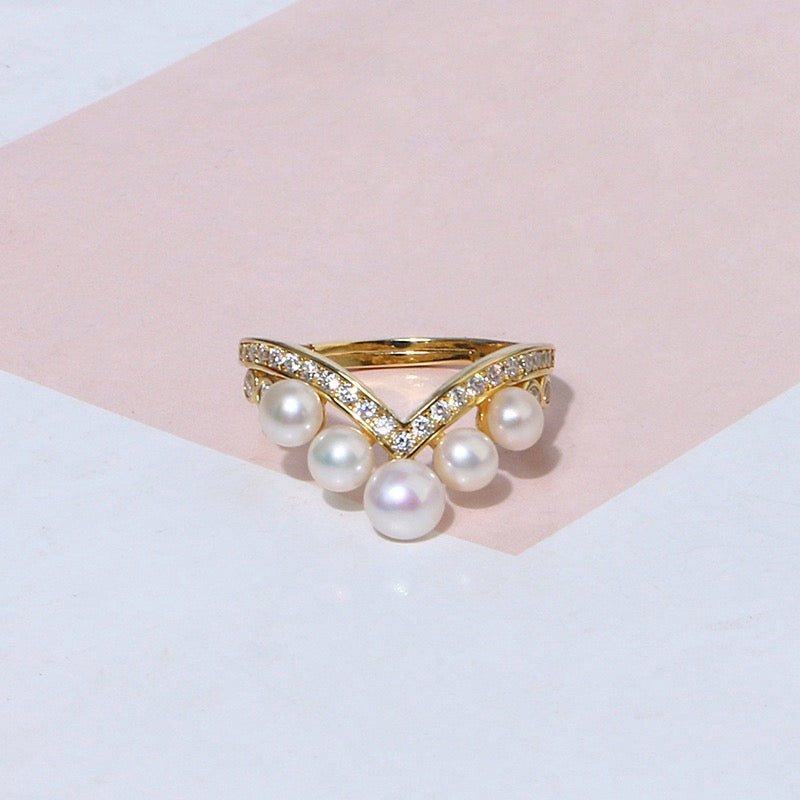 Charlotte Ring Set | 24k Gold Plated