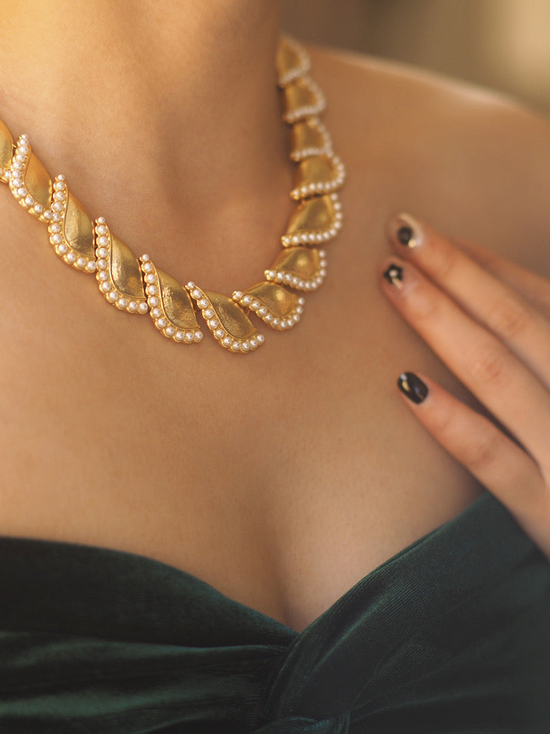Clara Necklace | 24k Gold Plated