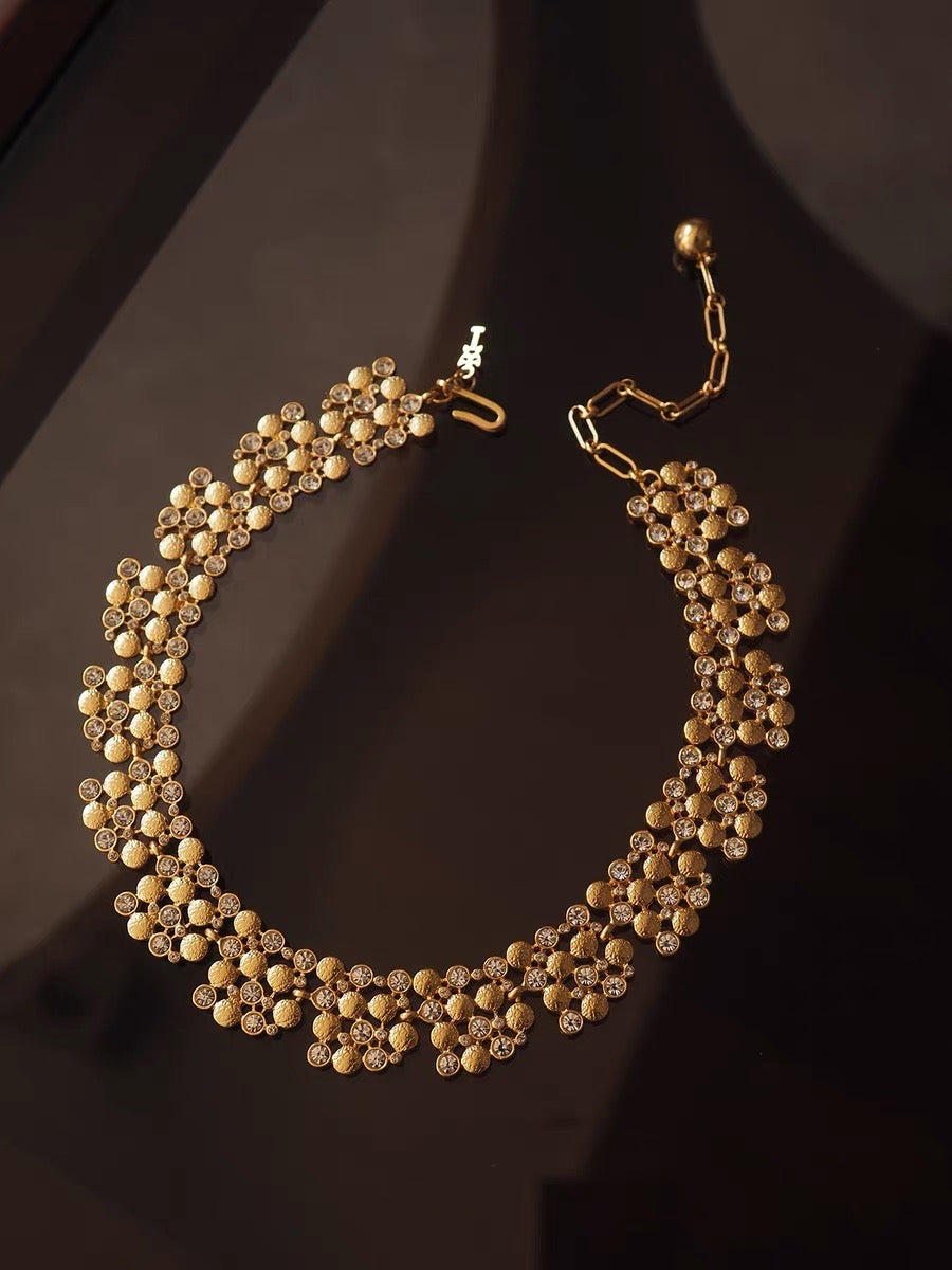 Octavia Necklace | 24k Gold Plated