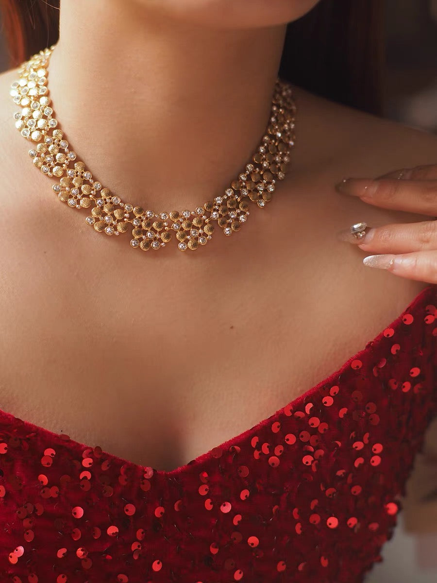 Octavia Necklace | 24k Gold Plated