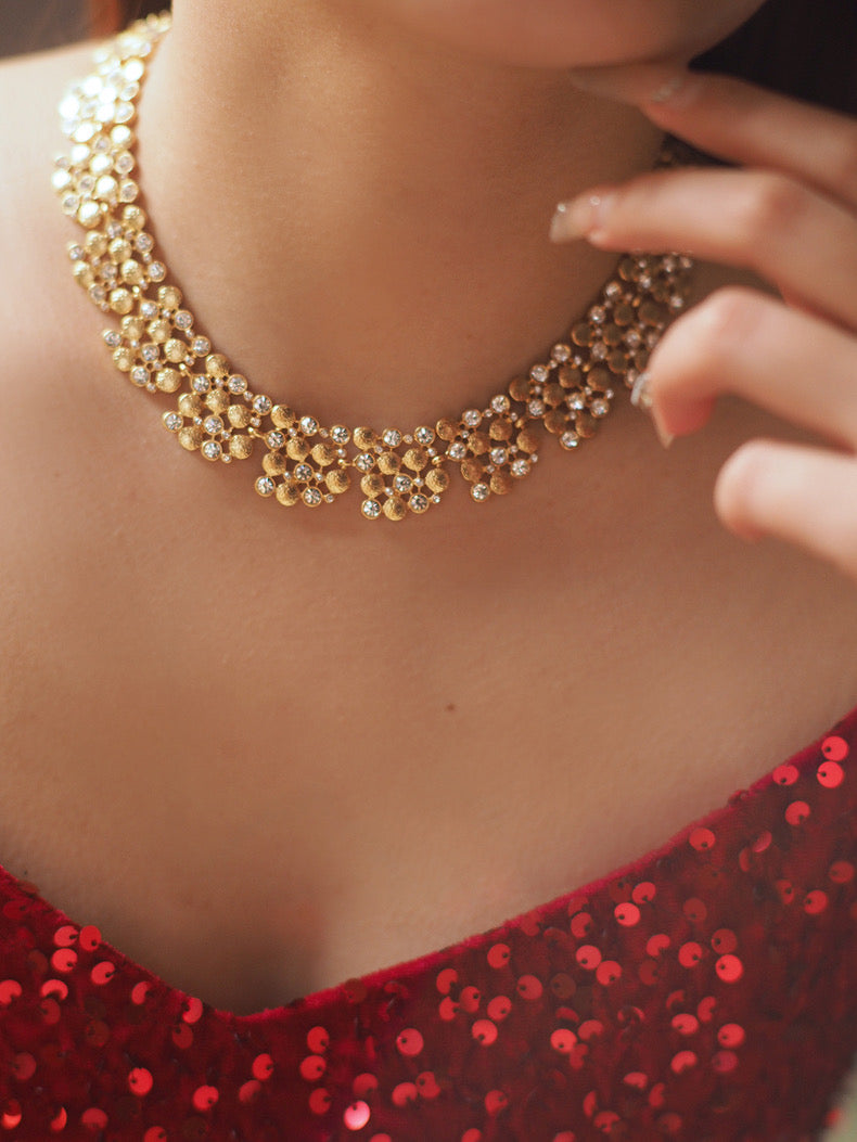 Octavia Necklace | 24k Gold Plated